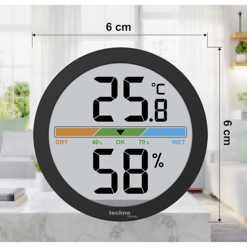 techno line WS 9418 Thermo-Hygrometer Digital Temperature and Humidity Meter