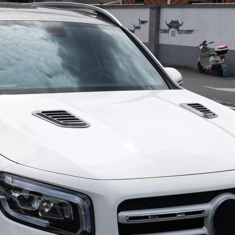 XUKEY Carbon Universal Car Decorative Air Flow Intake Scoop Bonnet