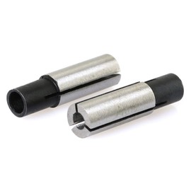 E-outstanding Collet Chuck Driver Adapter 2PCS 1/4" to 1/8" CNC Engraving Bit Router Converter for Engraving Machine Tool