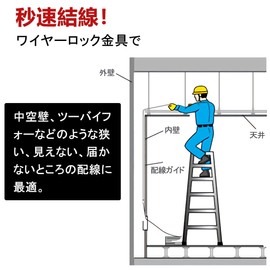 Decoyocar Wiring Guide, 1.6 ft (5 m) Ball Chain, Diameter 0.16 inch (4.0 mm), Strong Chain, Fishing Master, Passing Line, Call Line, Entry Tool