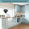 Nersgers Drawer Knobs 12 Pcs Black Door Knobs,30mm Retro Matte