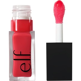 e.l.f. Cosmetics Glow Reviver Aceite para Labios Red Delicious Rojo Intenso Hidrata y Nutre con Brillo Intenso y Efecto Jugoso, Fórmula con Aceite de Jojoba, Vegano y Libre de Crueldad Animal