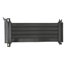 PCIE 4.0 X16 Extender Right Angle 128Gbps Anti Interference Plug and Play GPU Extension Cable for Graphic Card 23.6in