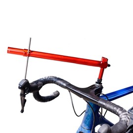 PETSTIBLE Handlebar Symmetry Adjuster, Bicycle Lever Alignment Tool, Left and Right Height Level Balanced Adjuster (Red)
