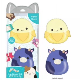 Hello Beauty Squishmallows Lip Gloss Set Sealed Ingres & Junie- Rare Set Of 2