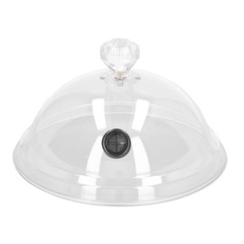 Gsycle Smoking Dome Cover, 6.3in Smoker Dome Lid Transparent Acrylic Food Cover Smoking Dome Lid Cocktail Drinks Smoking Lids for Bar BBQ Drinks