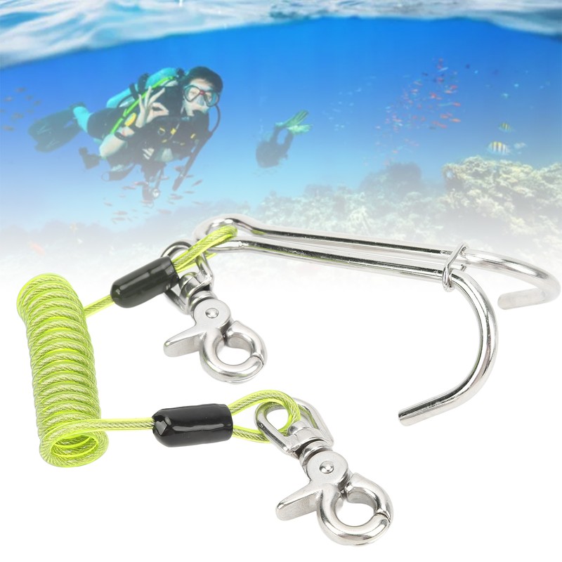 316 Stainless Steel Diving Current Hook Double Reef Drift Hook
