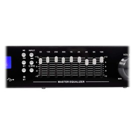 Technical Pro Bluetooth USB/SD Preamp Mixing Recorder w/2 Mic Inputs+9 Band EQ