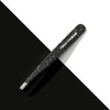 TWEEZERMAN Tweezers Slant for Eyebrow Plucking, Stainless Steel, Dusted Onyx