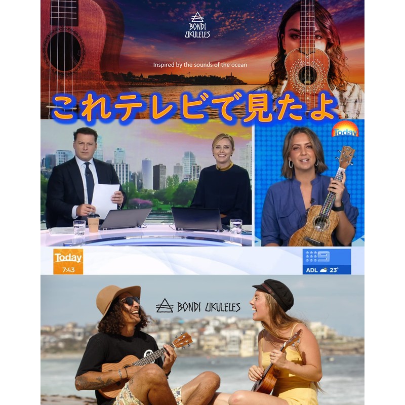 BONDI UKULELES Ukulele Stand, Three Line Stand, Violin Stand, Mandolin