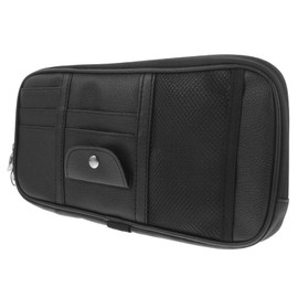 Gatuida Visor Organizer for Trucks Multi Functional Vehicle Sun Visor Storage Pouch for Cards Receipts Documents Durable Car Interior Accessories Effortless Installation Quick Access