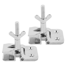 Screen Printing Hinge Clamp, DIY Hobby Tool for Fixing and Securing Screen Frame with Positive Locking, 401g Weight, 2pcs, Silver Color, 85 * 85 * 60mm Size, Color,