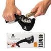 BARTANS 4-in-1 Knife Sharpening Tools with Ergonomic Grip, Non-Slip Base