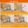 Wolfbird Adjustable Floor Guide Sliding Barn Door Wall/Door Bottom Guide