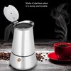 Portable Stainless Steel Coffee Pot Moka Espresso Maker Mocha Pot