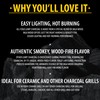 FOGO Premium Hardwood Lump Charcoal, Medium Sized Restaurant Quality Lump