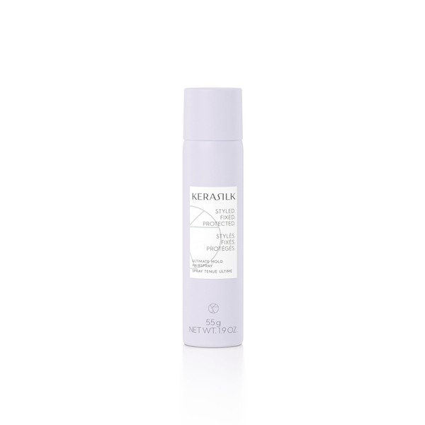 Kerasilk Ultimate Hold Hairspray for Ultra-Strong Hold & Shine, Vegan