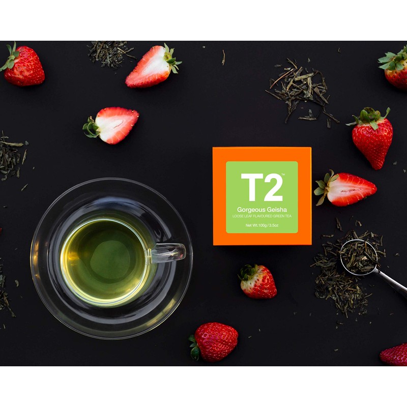 T2 Tea Gorgeous Geisha Loose Leaf Green Tea in Gift