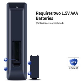 TCNOUMT New RC1825 Remote Control Replacement Suitible for Telefunken Hitachi VOX Silvercrest Fairtec Kendo TV L19VG07U L22VG07U L24VG07U L26VG07U L32HK04U