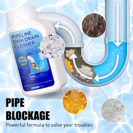 Pipeline Dredging Agent Sink Drain Cleaner - Powerful Quick Cleaning Drain Toilet Cleaner Tool, Unclog Toilet Clog And Kitchen Sink Pipe Unblocker Powder (1pc)