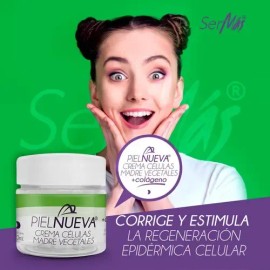 Crema Facial Piel Células Madre Vegetales Aclarante e Hidratante 50 mL