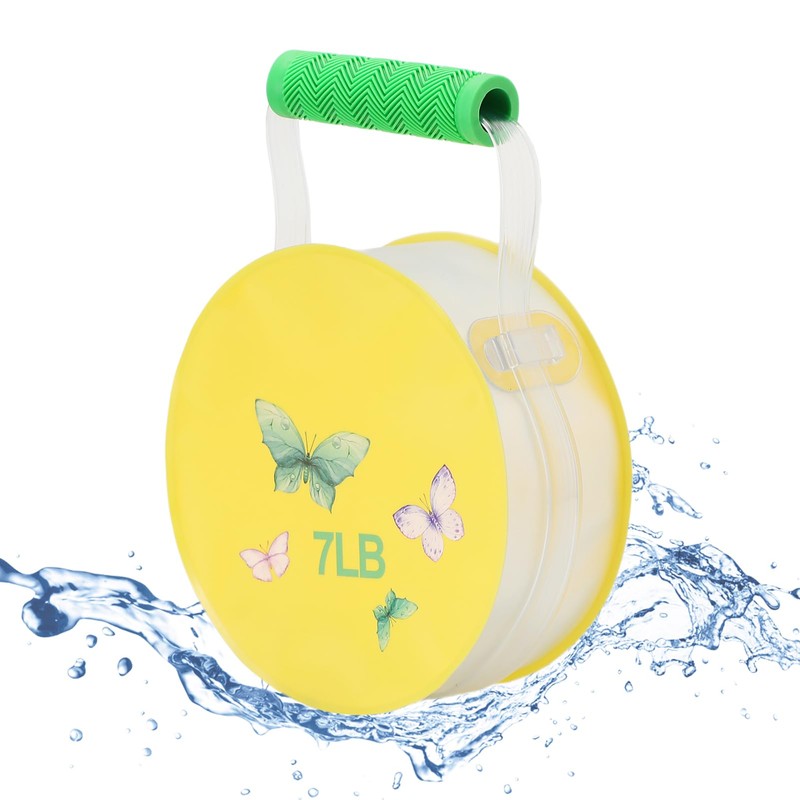 DEIRIS Water Kettlebell- Foldable & Adjustable Kettlebell 7lbs- Sand Water