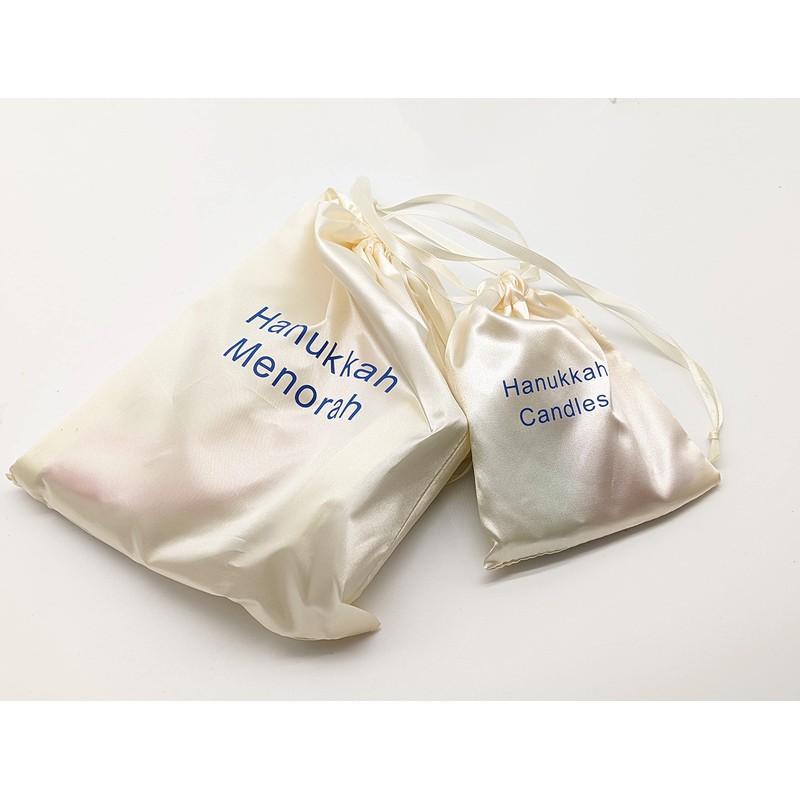 The Dreidel Company Hanukkah Children Wooden Chanukah Menorah with Removable