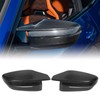 Carbon Fiber Side Door Mirror Covers Rearview Mirror Caps for