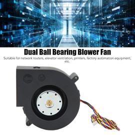 Brushless Fan, 12V DC Centrifugal Fan with High Airflow, Double Ball Centrifugal Fan, 6A 8300RPM 300CFM Fan, Brushless Fan for Communication Base Station