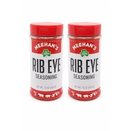 Meehan’s Ribeye Seasoning – Steak Seasoning for Grilling & Cooking, Bold Flavor, 15 oz Shaker (2 Pack)