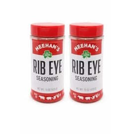 Meehan’s Ribeye Seasoning – Steak Seasoning for Grilling & Cooking, Bold Flavor, 15 oz Shaker (2 Pack)