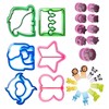 25Pcs Sandwich Cutters Set Safe Sandwiches Fruit Cookie Cutters for