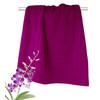 Lashuma Badezimmermatte Maschinenwaschbar 50x70 cm schnelltrocknend, Linz Violett - Orchidee