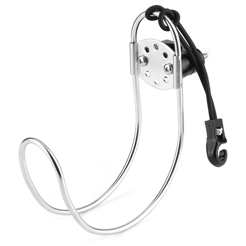 4.5in Stainless Steel Lifebuoy Ring Bracket Horseshoe Holder for Marine