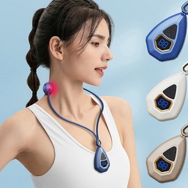 Body On Necklace EMS Low Frequency Massager C Type Charging NF-710 White
