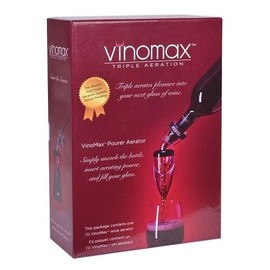 Vinomax New Vinomax Handheld Wine Triple Aerator w/ Stand