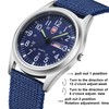 Gosasa Unisex Military Watches Sport Textile Nylon Strap Luminous Fashion