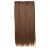 Straight Clip-In Hair Extension Ash Brown Luxe