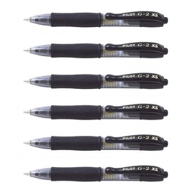 Pilot G2 XS7 PIXIE Mini Gel Rollerball Pen - 0.4mm Line Width (7mm Ball) - Black