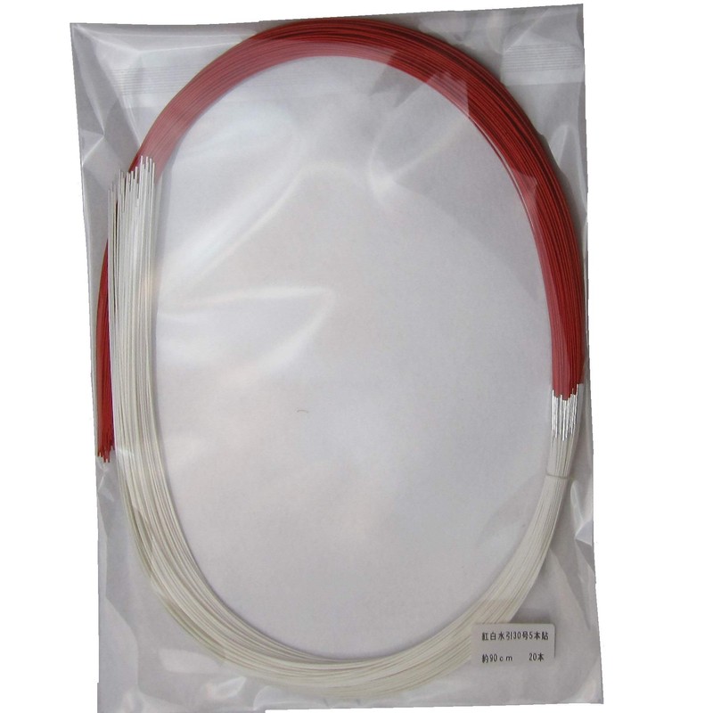 Mizuhiki Kohaku No. 30 5 sticks 90 cm 20 pieces