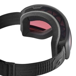 Bolle Laika Black Corp Matte/Vermillon Gun Cat.2 | Small-Medium - Snow Goggles Feminine-Adult