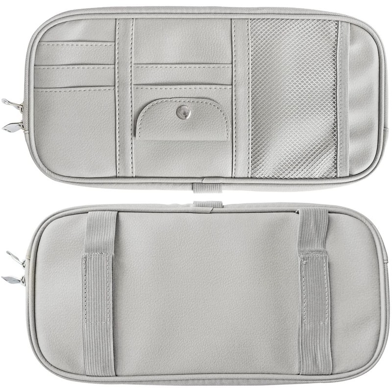 Qitdathn Car Sun Visor Organier Truck SUV Sun Visor Storage