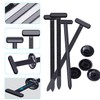 100pcs Universal Nylon Cable Buckles, Cable Buckle, Self-Locking Car Ties,