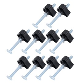 T-Track Knobs Kit, Stainless Steel M8x100mm Bolt Nut Washer Set for Woodworking Jigs Fixtures, T Slot T Track Clamping, Metalworking