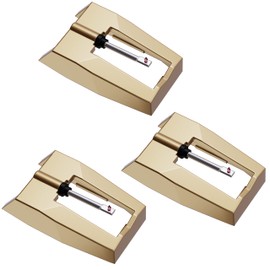 DIGITNOW Record Player Needle/Goleden Needle with 3-Pack of Dimond Stylus Replacement for Turntable, Vinyl Record Player, lp, Phonograph