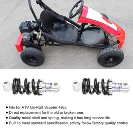 125 mm Shock, 2 Pieces Motorcycle Shock Absorber 750 lbs Load Spring Suspension Damper 125 mm Universal Shock Absorber for ATV Go-Kart Scooter 49cc