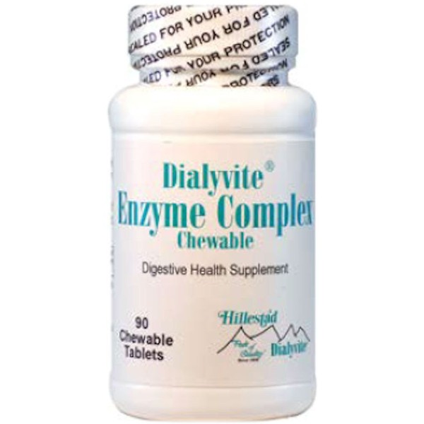 Dialyvite - Enzyme Complex - Chewable - 90 Tablets