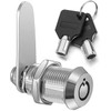 Litensh Thread Tubular Cam Lock 25mm, Mailbox Lock Cabinet Cylinder