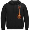 Erazor Bits Fireman Hoodies - Fire Department Hooded Sweat -Black