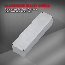 DaierTek 1032L Looper Guitar Pedal Enclosure Die-Cast Aluminum Effects Stomp Box Blank DIY 254x71x52.5mm